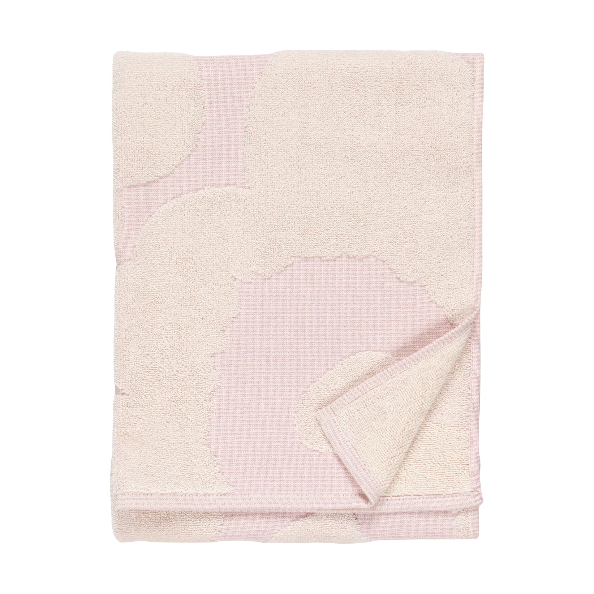Unikko handdoekenset 3-delig, White-light pink Marimekko