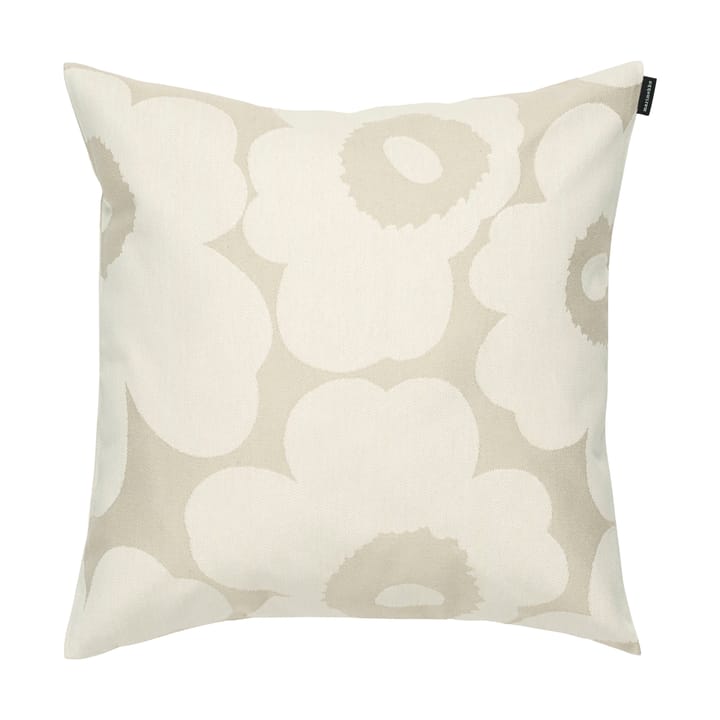 Unikko jacquard kussenhoes 50x50 cm - Ecru - Marimekko