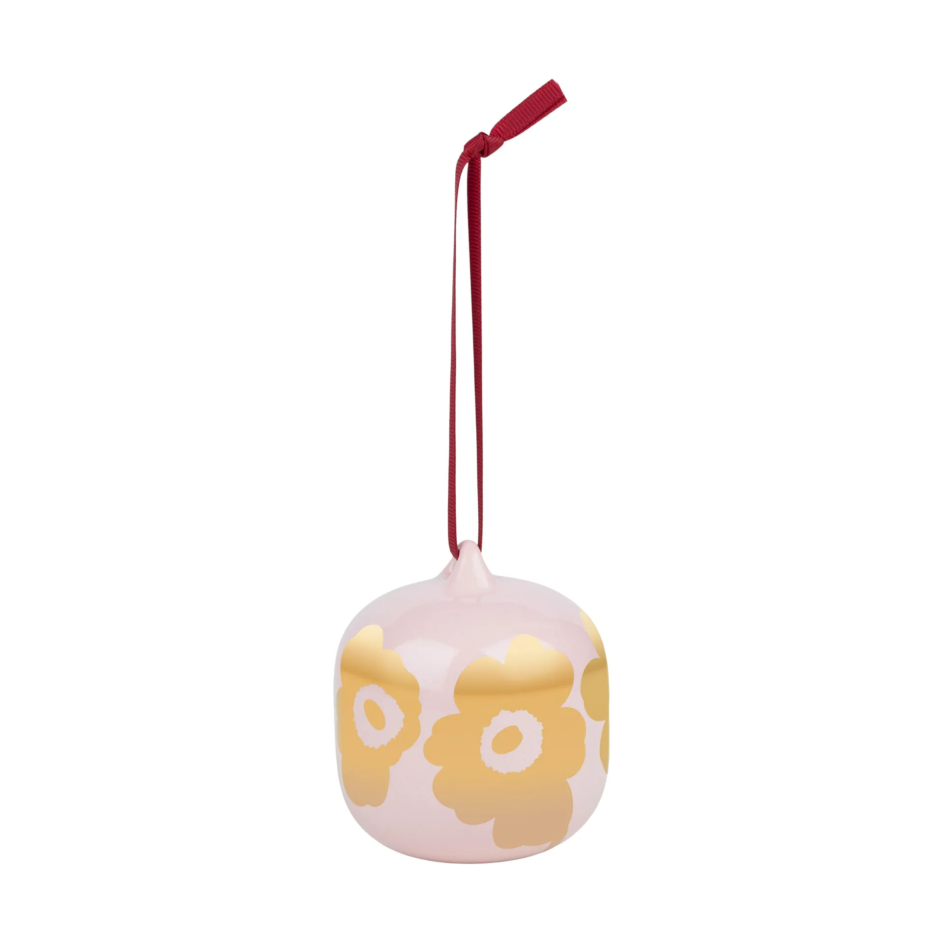 Unikko julkula2025 7x7 cm, Roze-goud Marimekko