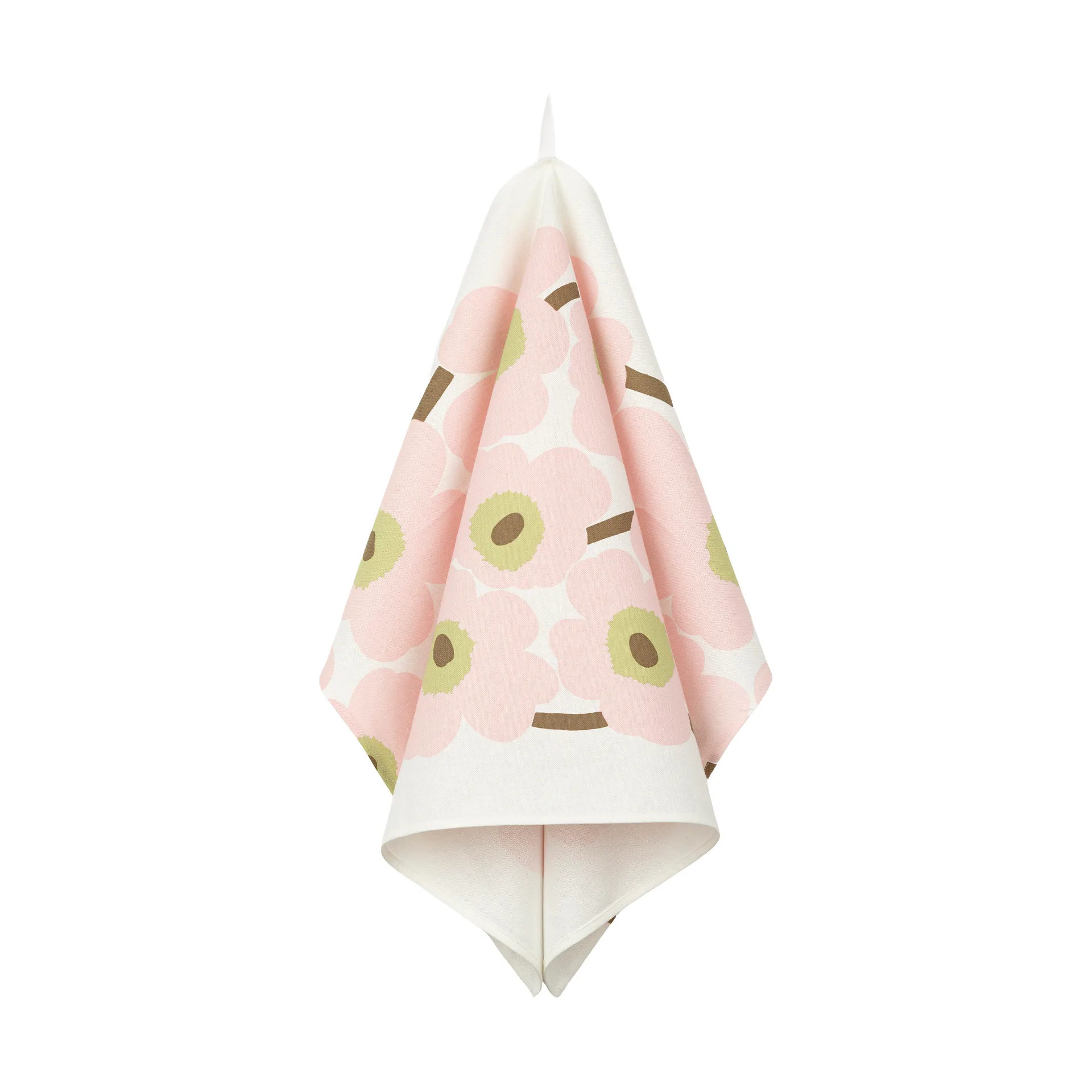 Unikko keukendoek 43x70 cm, Off white-pink-pear-sand Marimekko