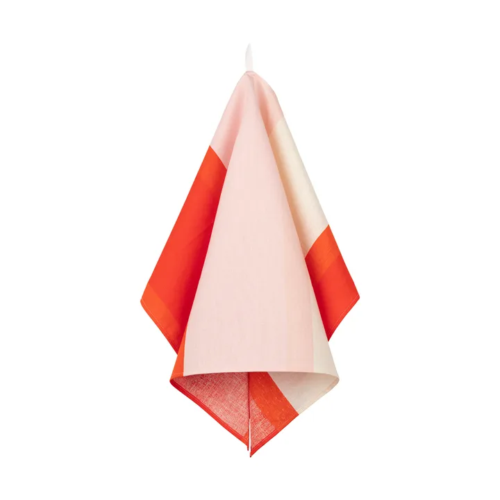 Unikko keukendoek 47x70 cm - Off white-pink-orange red - Marimekko