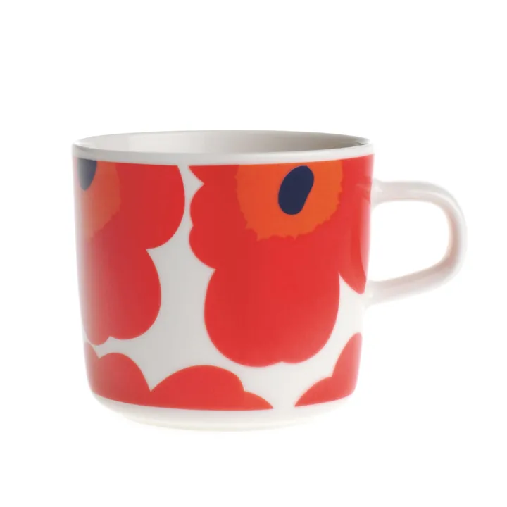 Unikko koffiekop 20 cl - rood-wit - Marimekko