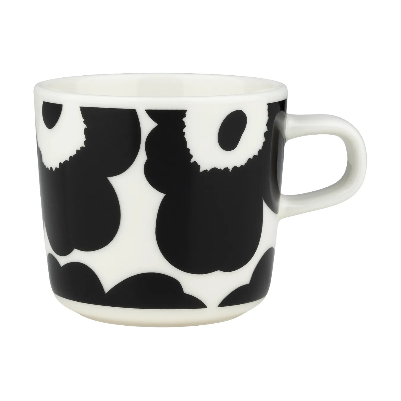 Unikko koffiemok 20 cl, Black-white Marimekko
