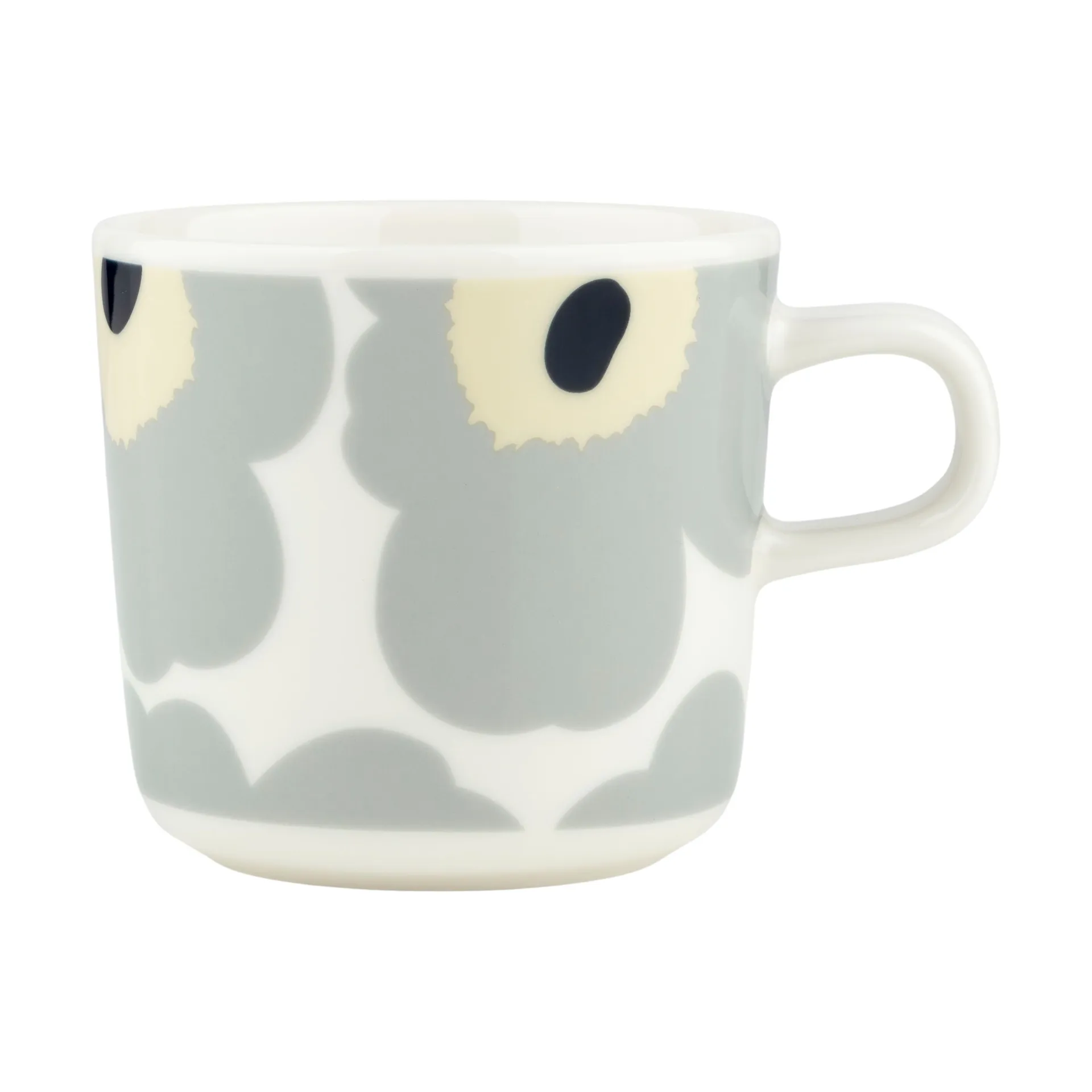 Unikko koffiemok 20 cl, White-light grey-sand-dark blue Marimekko