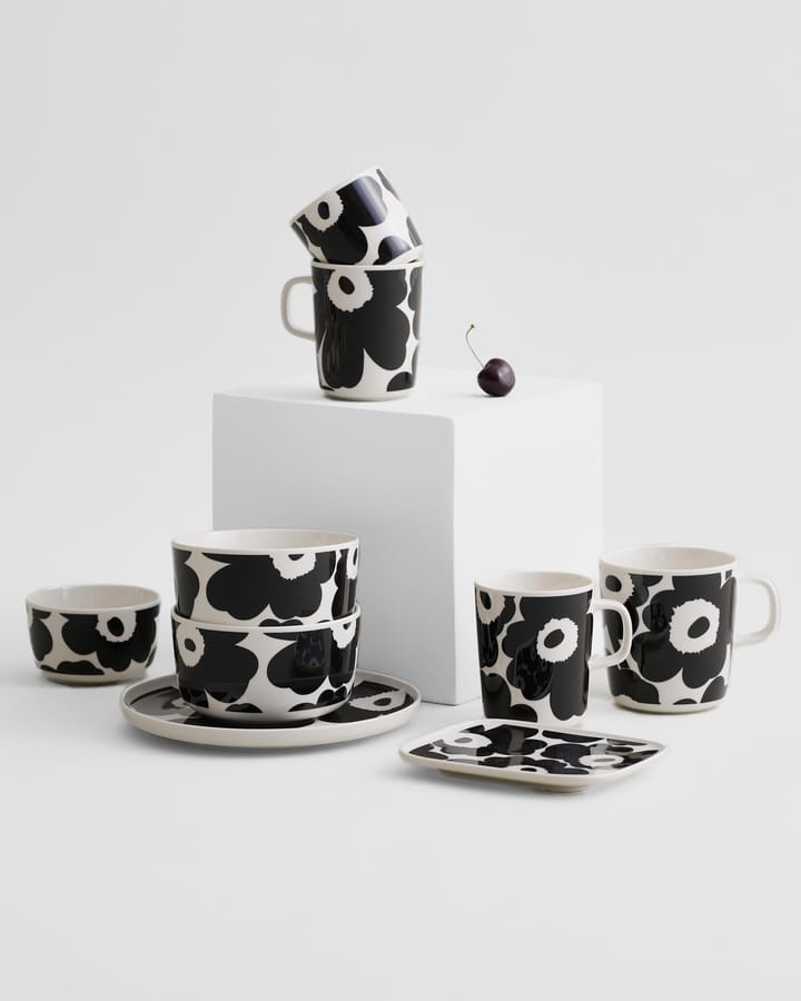 Unikko kom 2,5 dl. - Zwart-wit - Marimekko