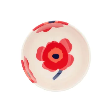 Unikko kom 3 dl - White-red-blue - Marimekko