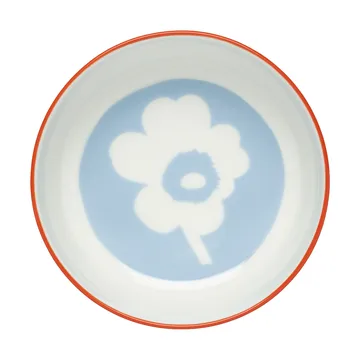 Unikko kom 4 dl - White-light blue-orange red - Marimekko