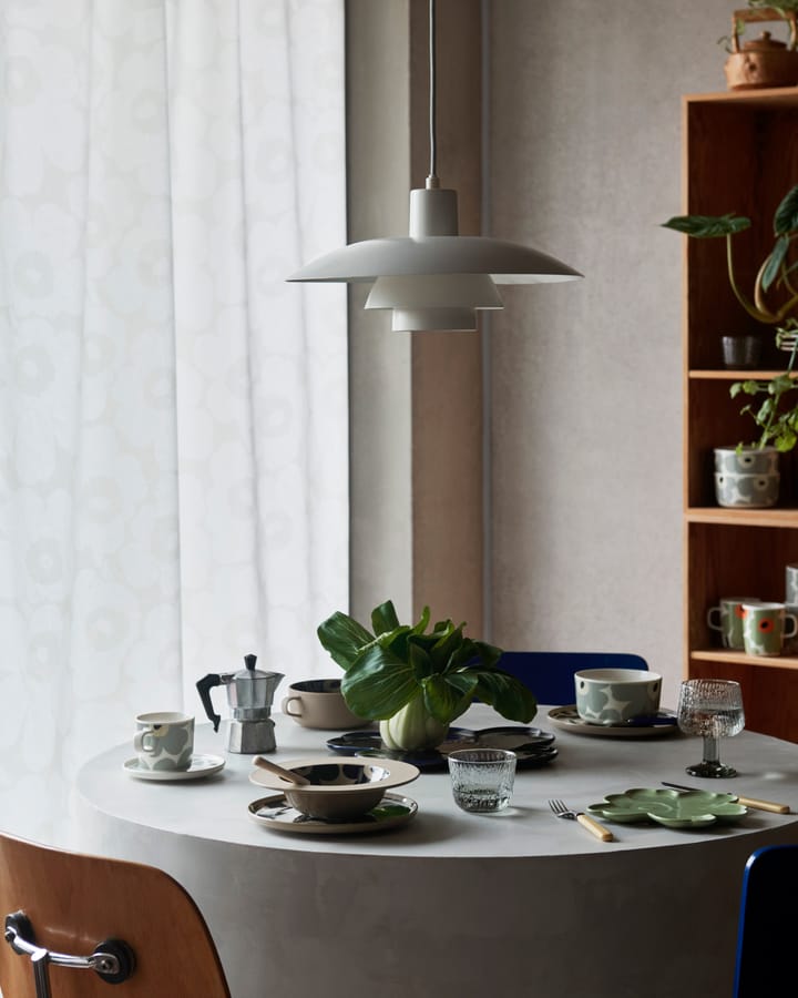 Unikko kom 5 dl, White-light grey-sand-dark blue Marimekko