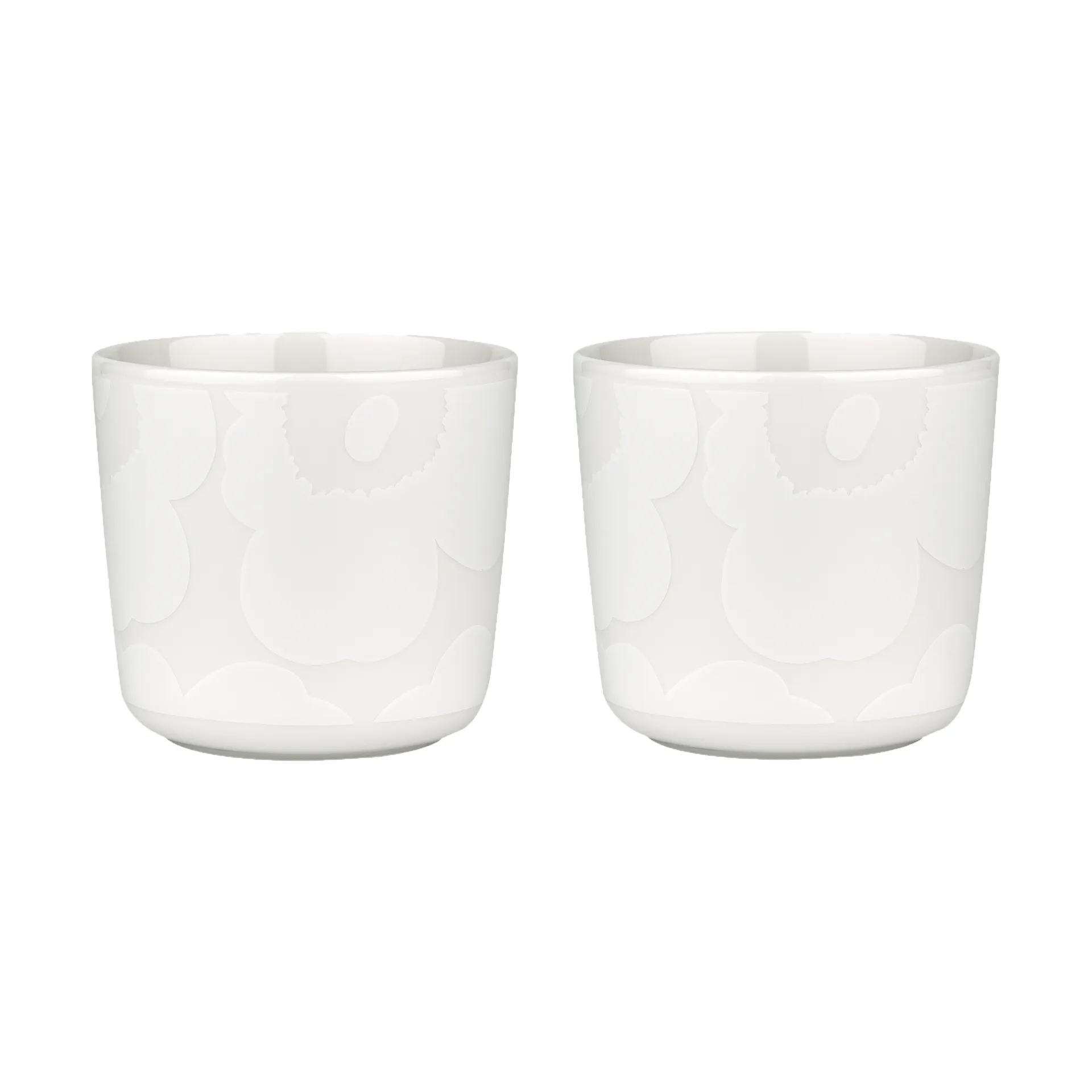 Unikko kop zonder oor 20 cl 2-pack, White-off white Marimekko