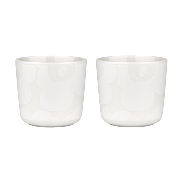 Unikko kop zonder oor 20 cl 2-pack - White-off white - Marimekko