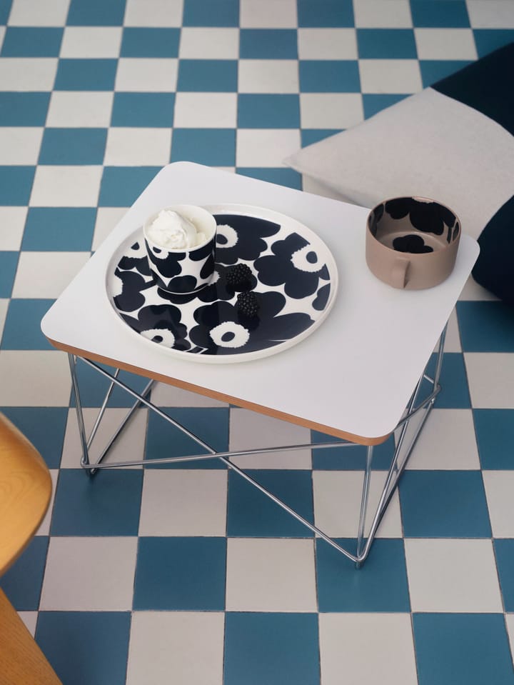 Unikko kop zonder oor 20 cl 2-pack, Wit-donkerblauw Marimekko