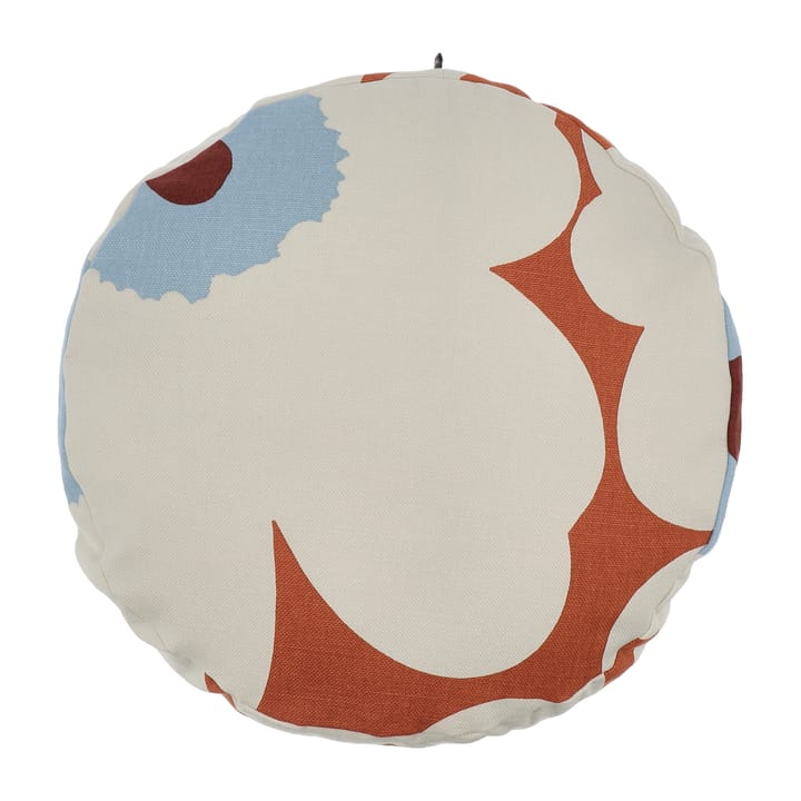 Unikko kussen Ø43 cm - Orange-off white-light blue - Marimekko