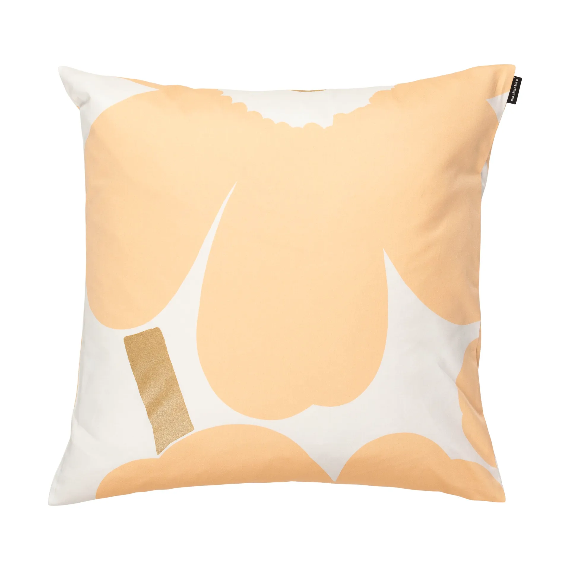 Unikko kussenhoes 50x50 cm 2-delig, White-Light pink-apricot Marimekko