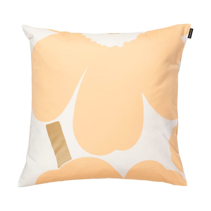 Unikko kussenhoes 50x50 cm 2-delig, White-Light pink-apricot Marimekko