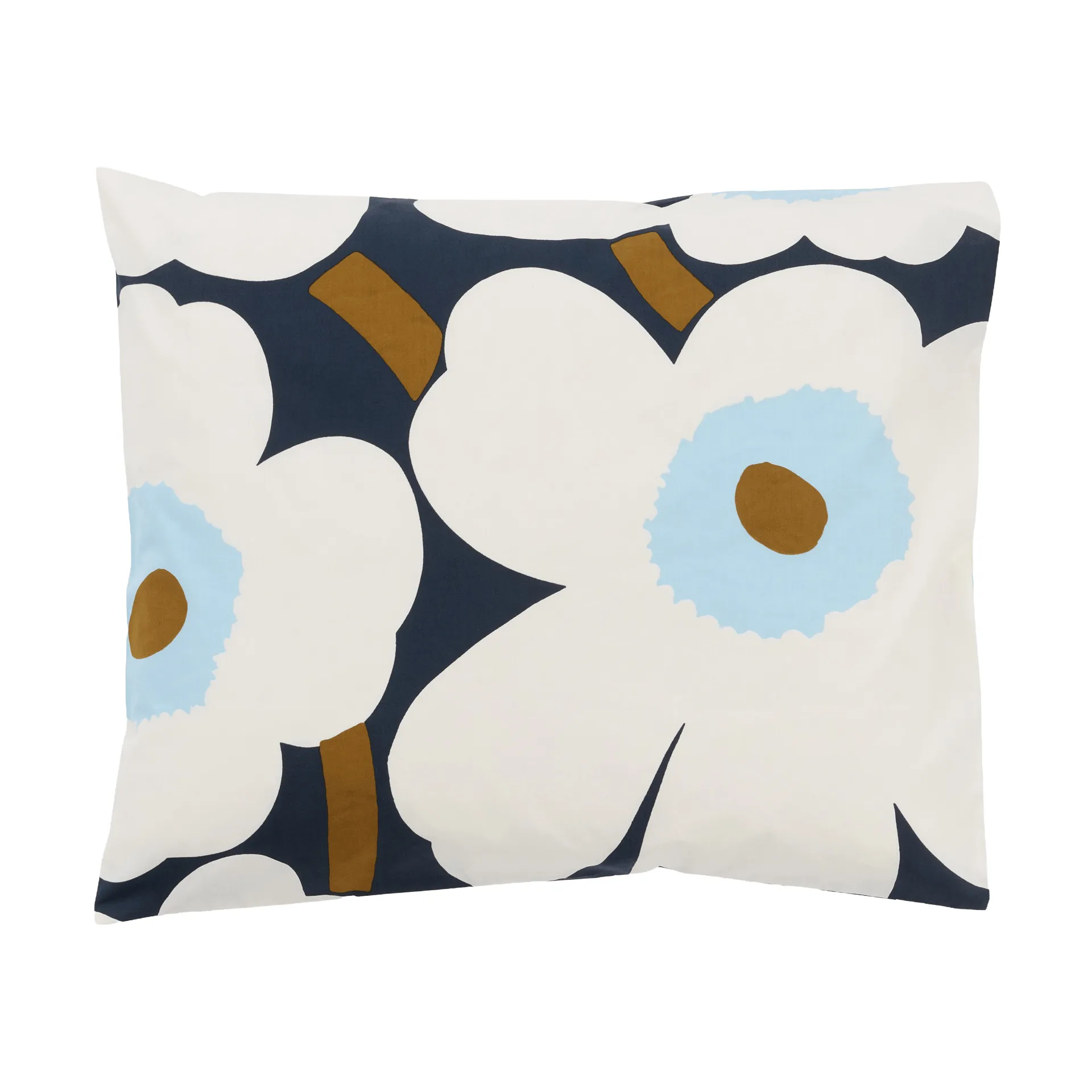 Unikko kussensloop 50x60 cm, Blueberry-off white-cold blue Marimekko
