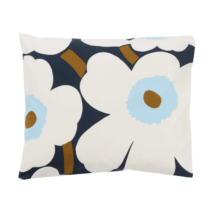 Unikko kussensloop 50x60 cm - Blueberry-off white-cold blue - Marimekko