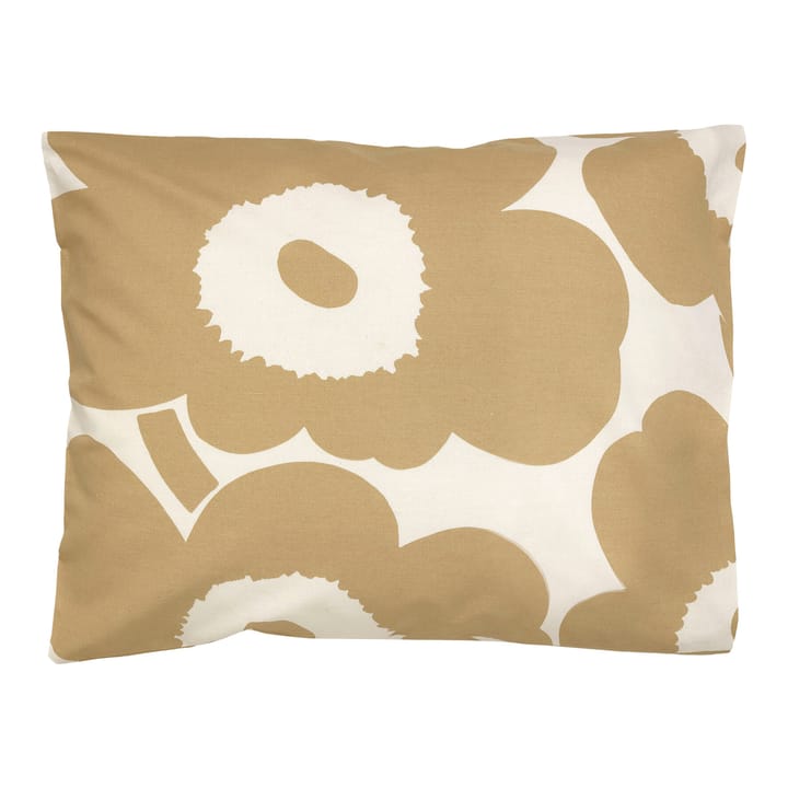 Unikko kussensloop katoen-hennep 50x60 cm, Beige Marimekko