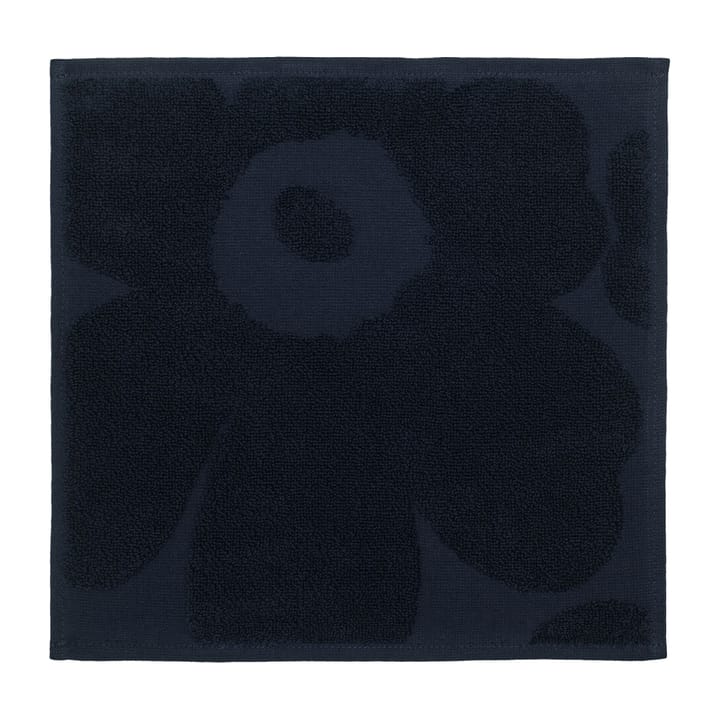 Unikko Mini handdoek 30x30 cm - Donkerblauw - Marimekko