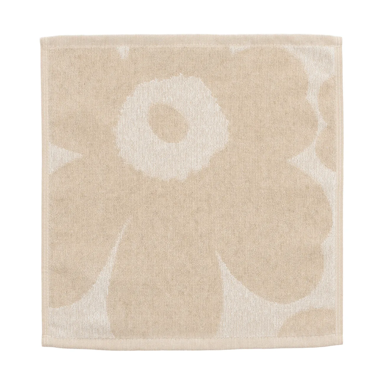 Unikko Mini handdoek 30x30 cm, Off white-linnen Marimekko
