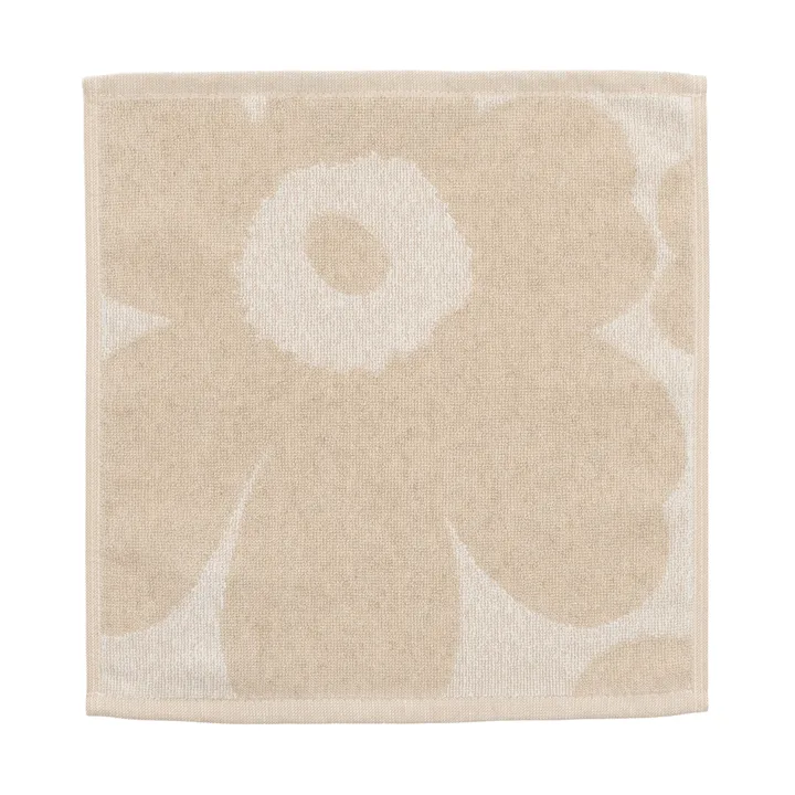 Unikko Mini handdoek 30x30 cm - Off white-linnen - Marimekko