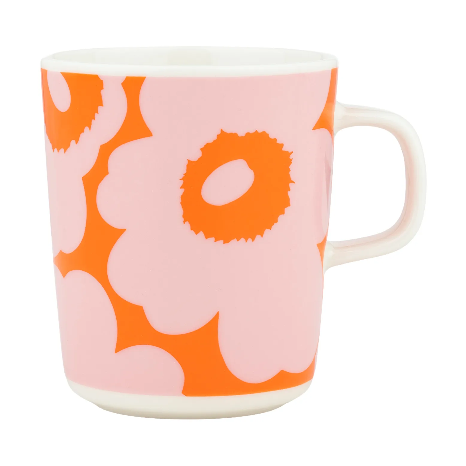 Unikko mok 25 cl, White-pink-orange Marimekko