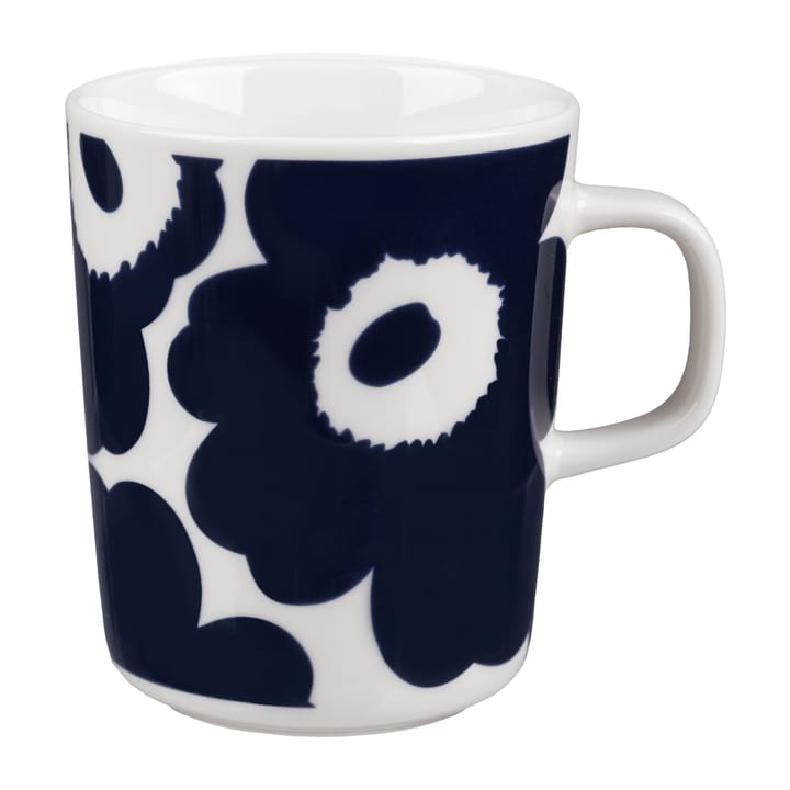 Unikko mok 25 cl - Wit-donkerblauw - Marimekko