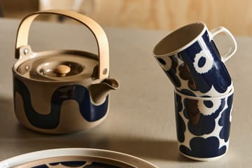 Unikko mok 25 cl - Wit-donkerblauw - Marimekko