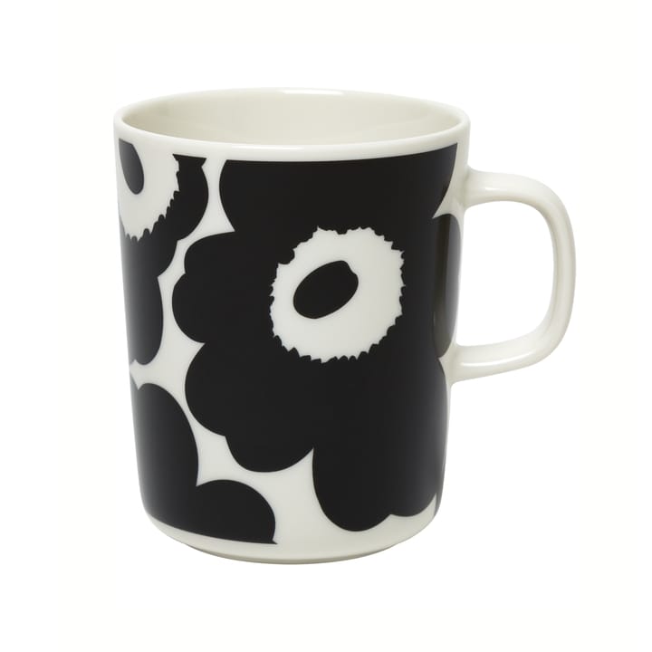 Unikko mok 25 cl - Wit-zwart - Marimekko