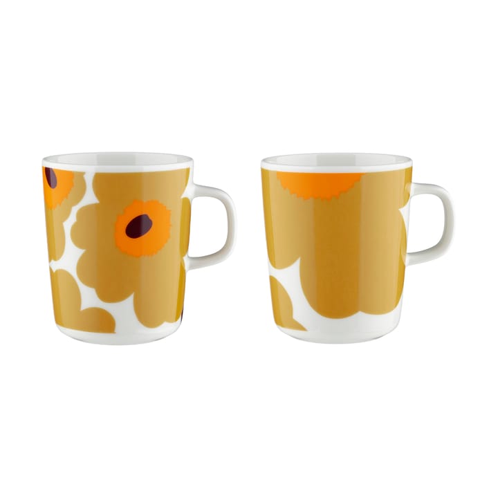 Unikko mok 2,5 dl 2-pack - Wit - Marimekko