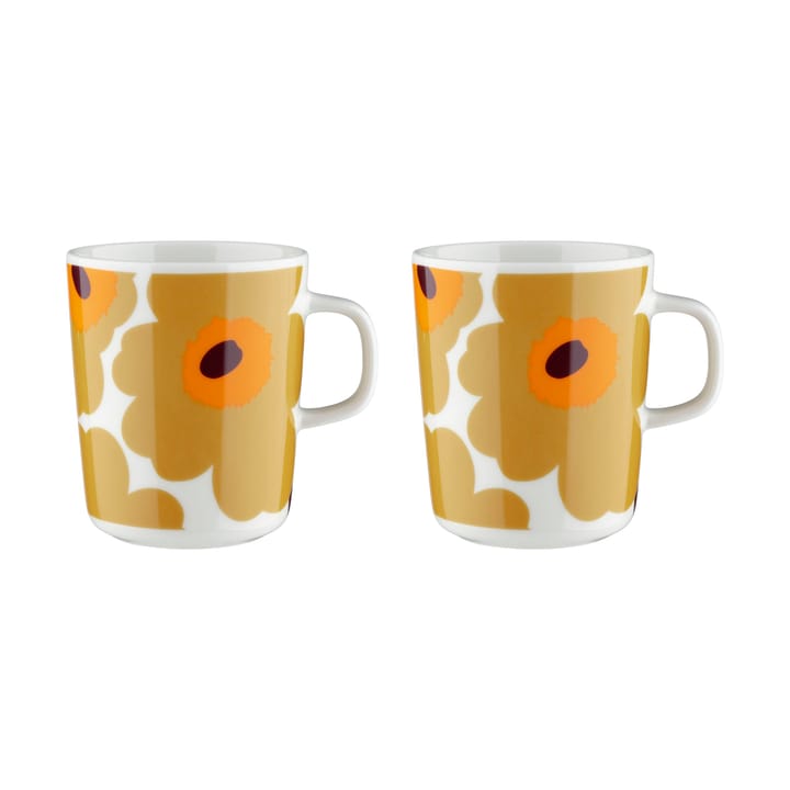 Unikko mok 2,5 dl 2-pack - Wit - Marimekko