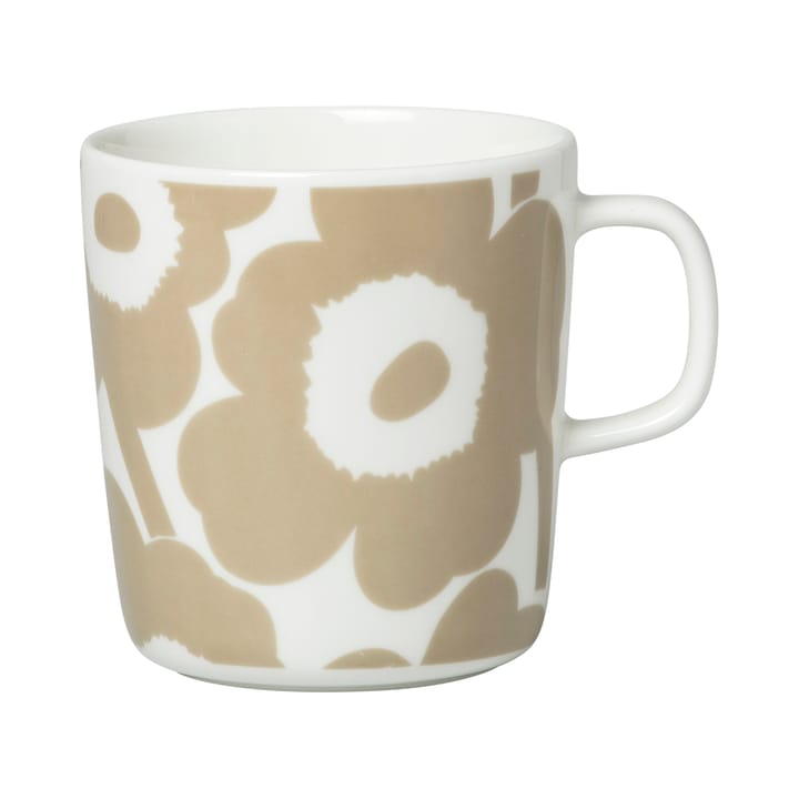 Unikko mok 40 cl - Wit-beige - Marimekko