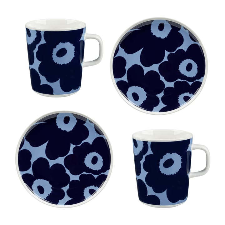Unikko ontbijtset - Blauw - Marimekko