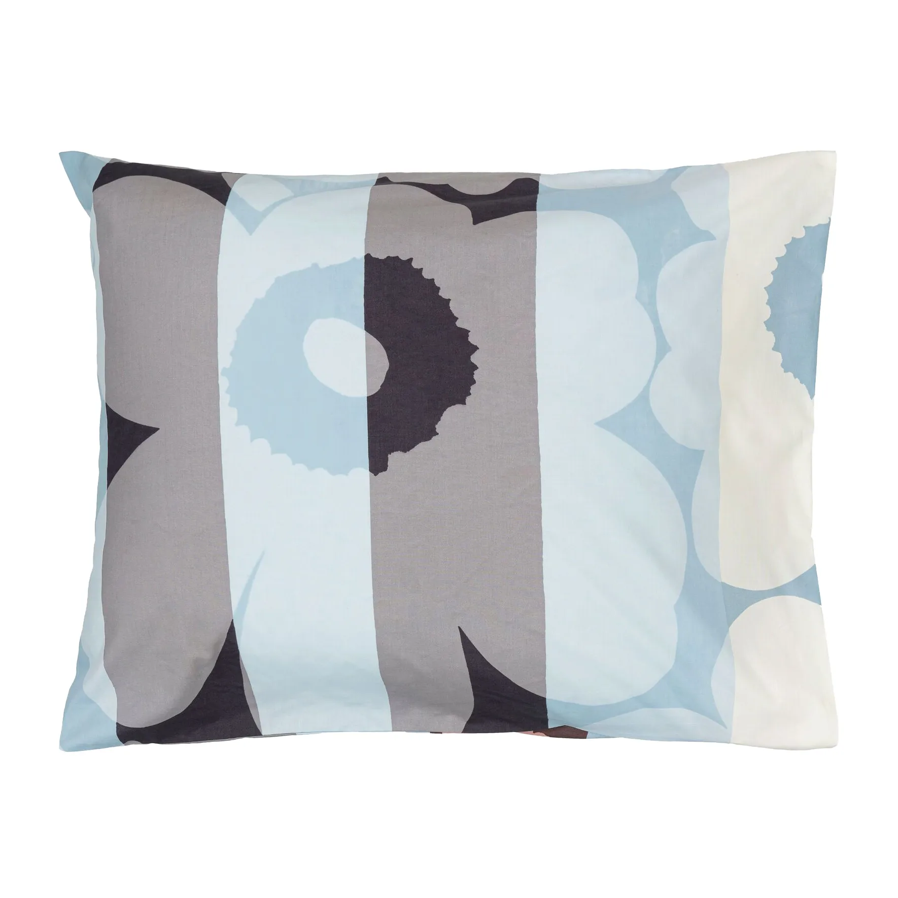 Unikko Ralli kussensloop 50x60 cm, Off white-peach-blue Marimekko