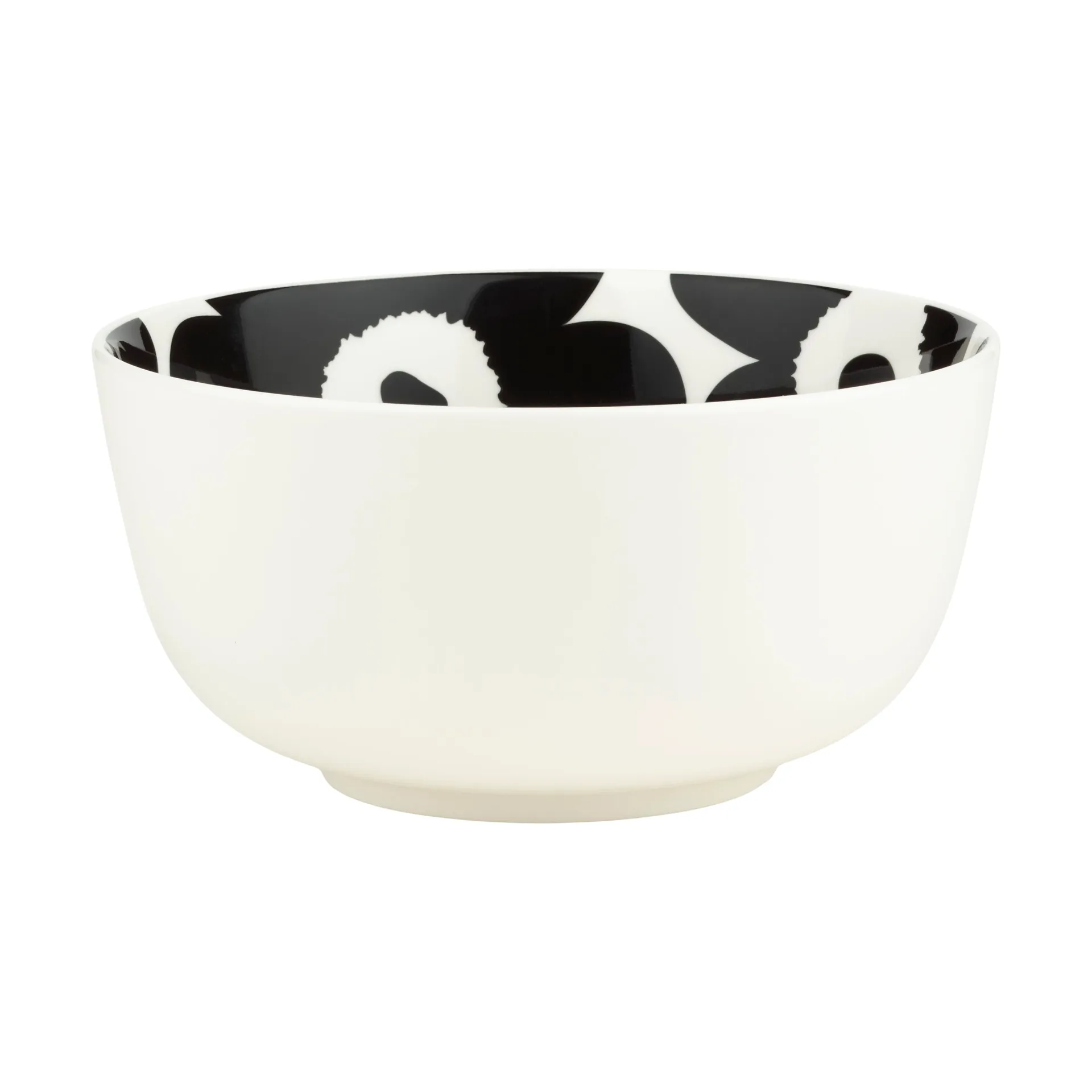 Unikko schaal 0,9 L, White-black Marimekko
