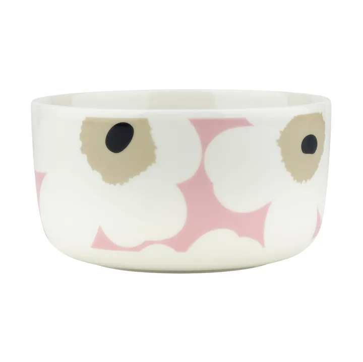 Unikko schaal 5 dl - Off white-pink-sand-charcoal - Marimekko