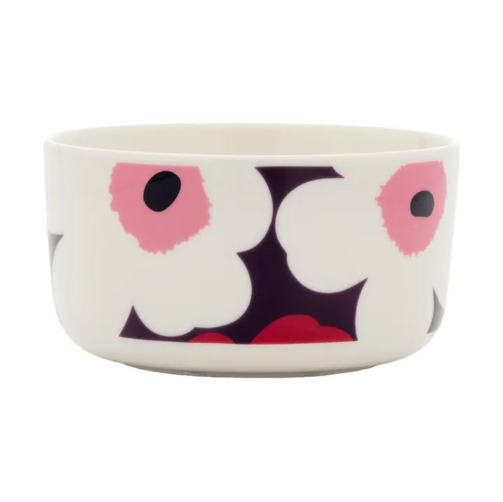 Unikko schaal 5 dl - White-plum-cranberry-pink - Marimekko