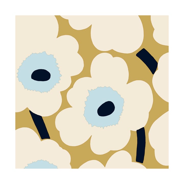 Unikko servet 33x33 cm 20-pack - Beige-Blue - Marimekko