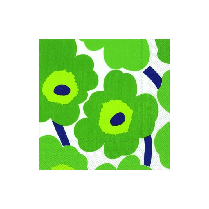 Unikko servet 33x33 cm 20-pack - Groen - Marimekko