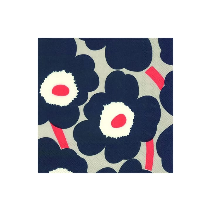 Unikko servet 33x33 cm 20-pack - Linnen - Marimekko