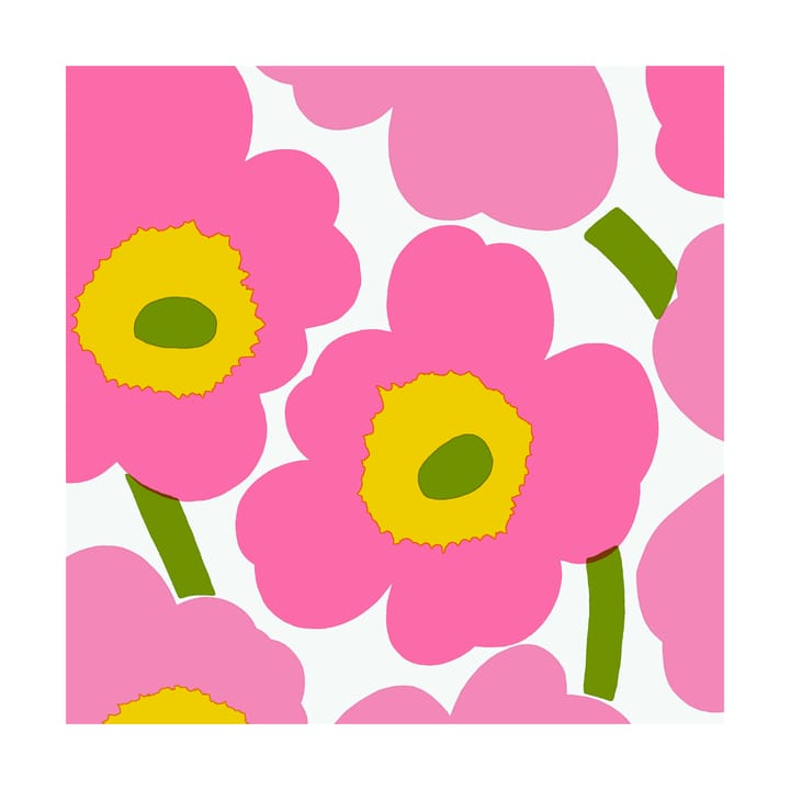 Unikko servet 33x33 cm 20-pack - Pink - Marimekko