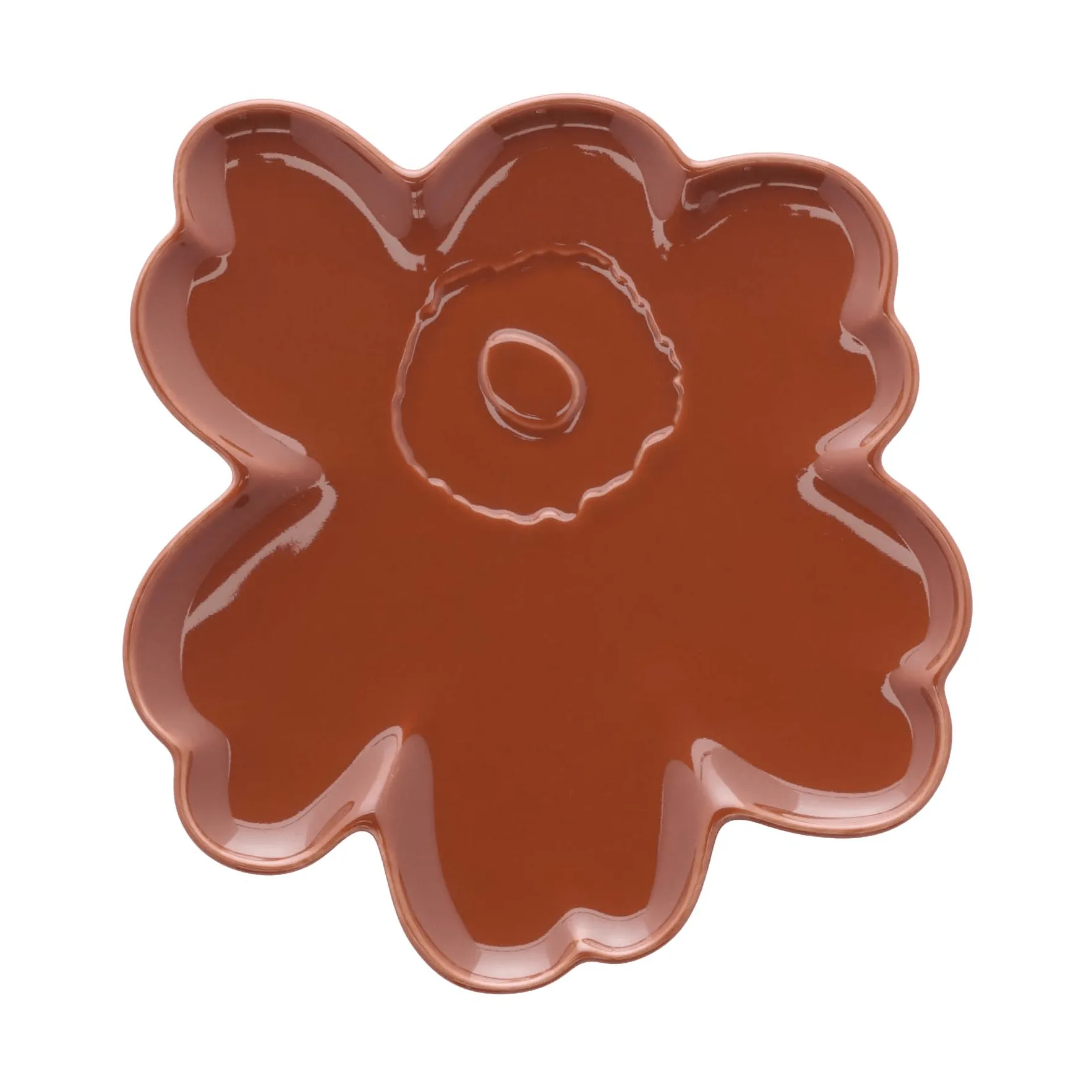 Unikko shape bord, Chestnut Marimekko