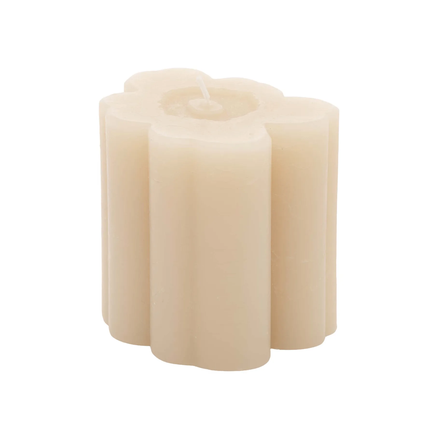 Unikko shape kaars, Beige Marimekko