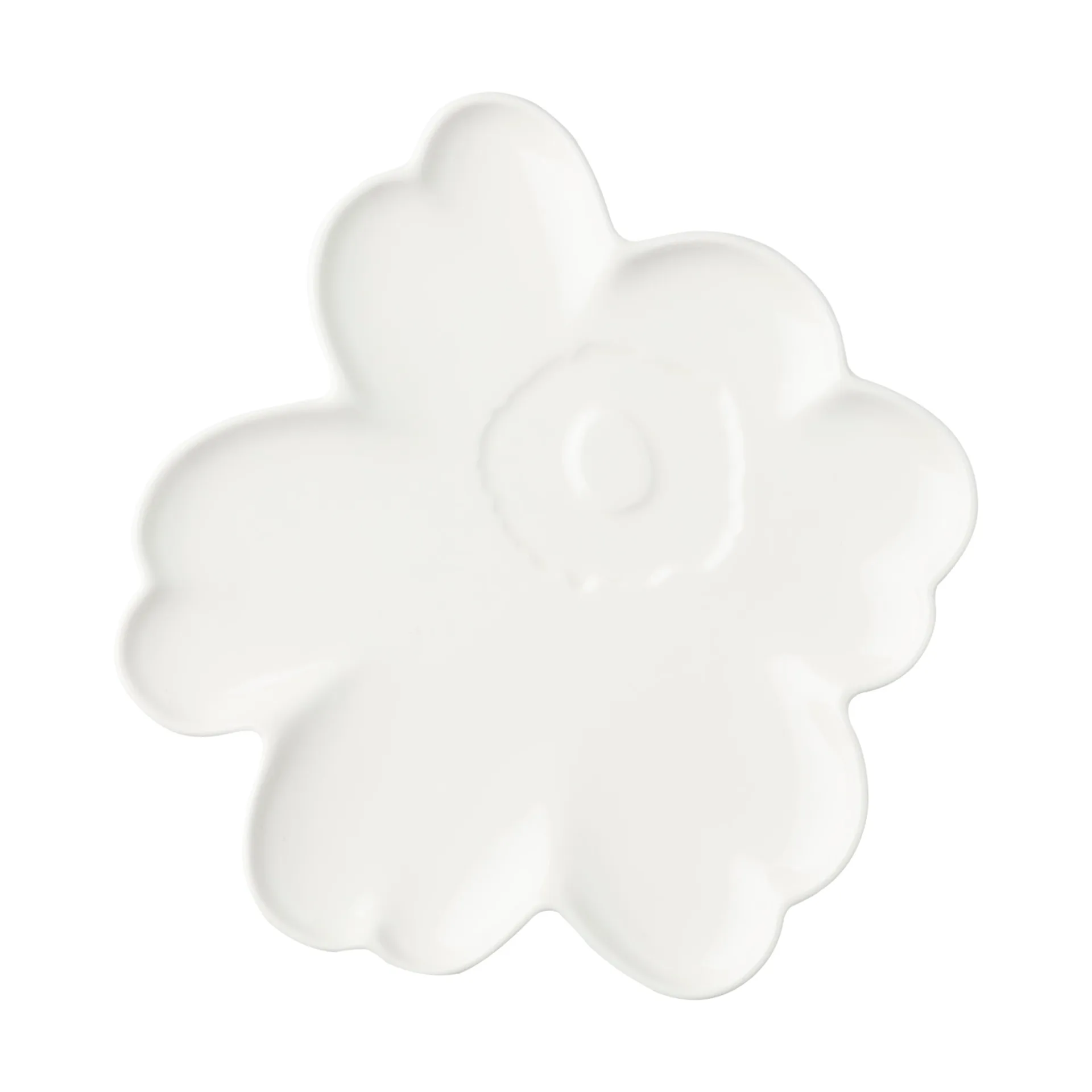 Unikko Shape schaal 20 cm, White Marimekko