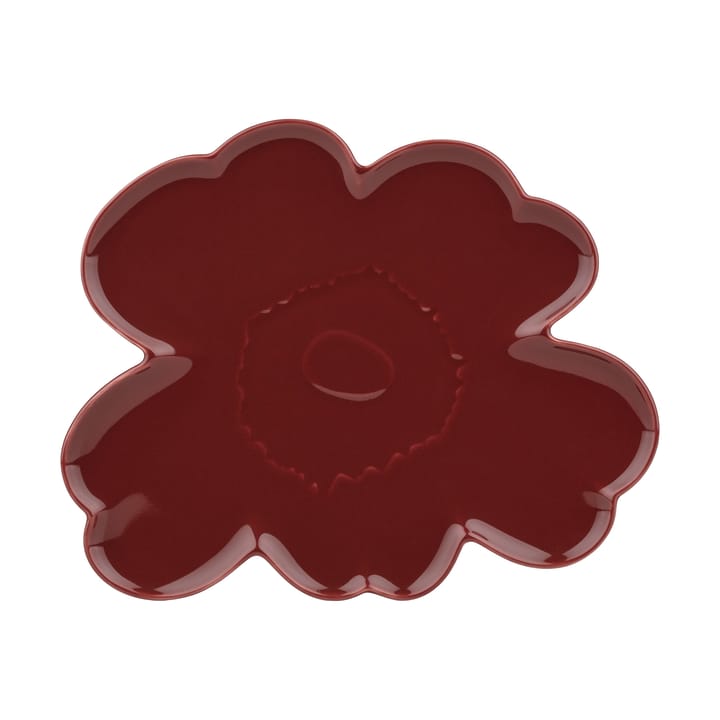 Unikko Shape schaal 32 cm - Bordeaux - Marimekko