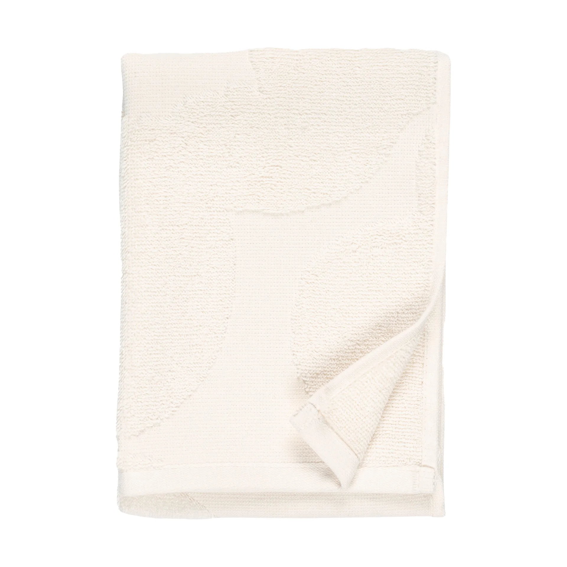 Unikko solid badhanddoek 70x150 cm, Ecru Marimekko