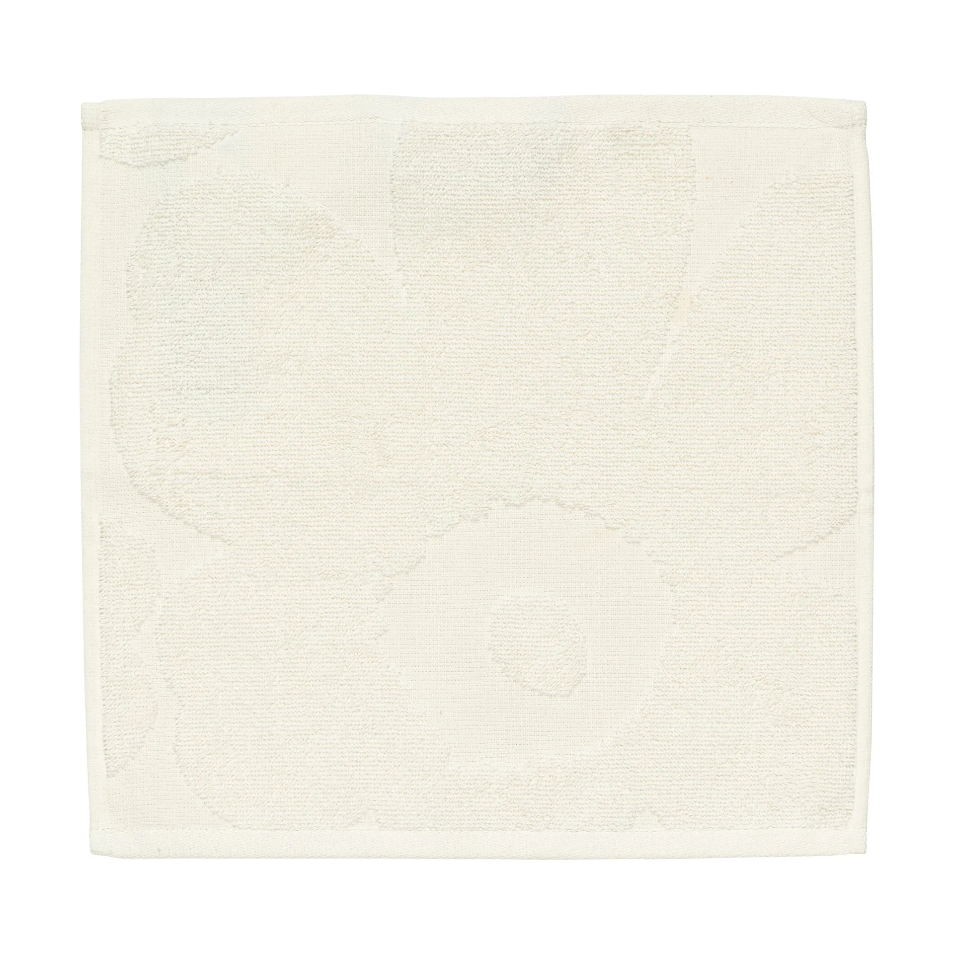 Unikko solid mini handdoek 32x32 cm, Ecru Marimekko