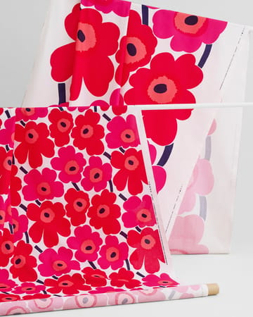 Unikko stof - rood - Marimekko