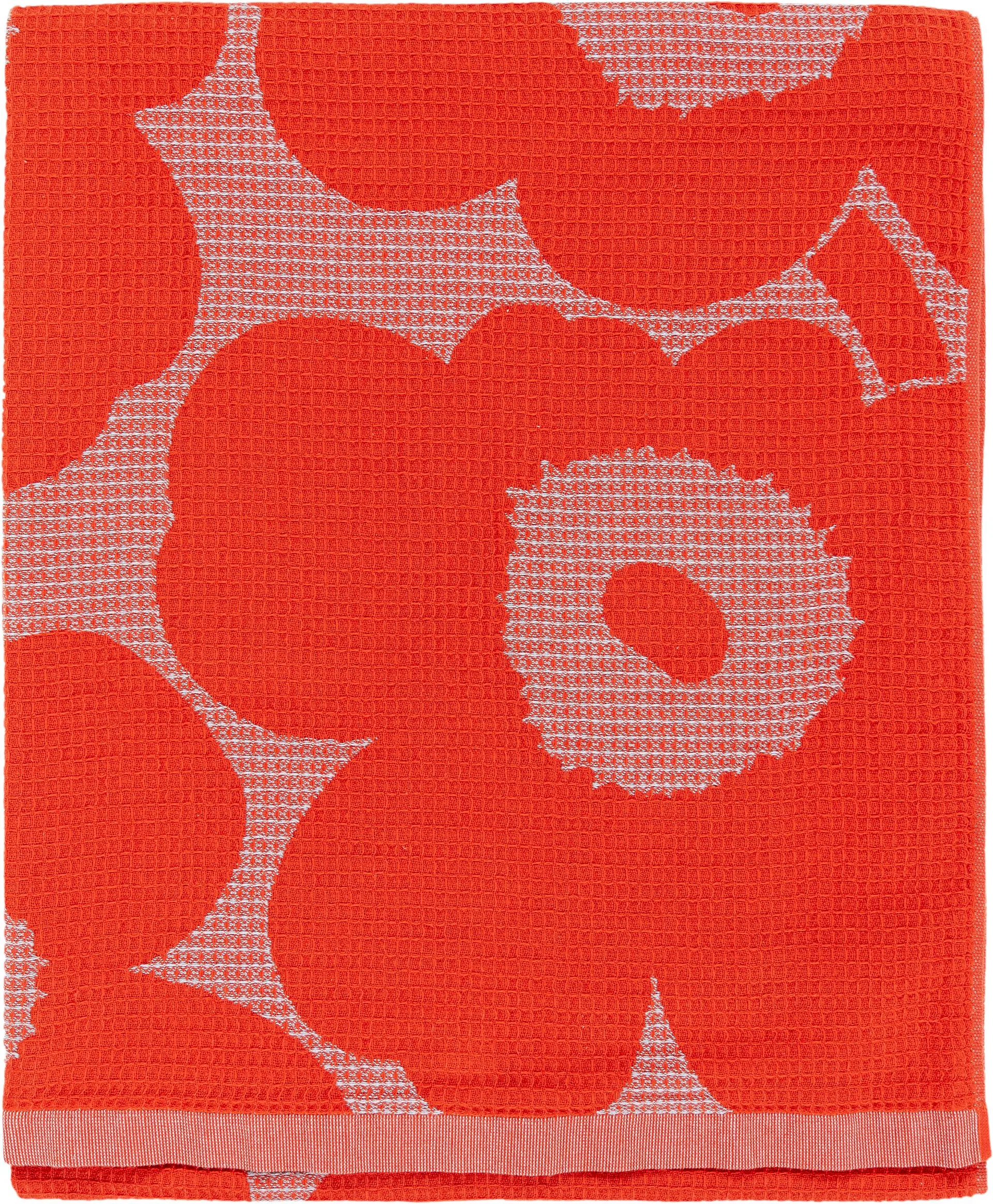 Unikko strandhanddoek 96,5x180 cm, L. blue-orange Marimekko