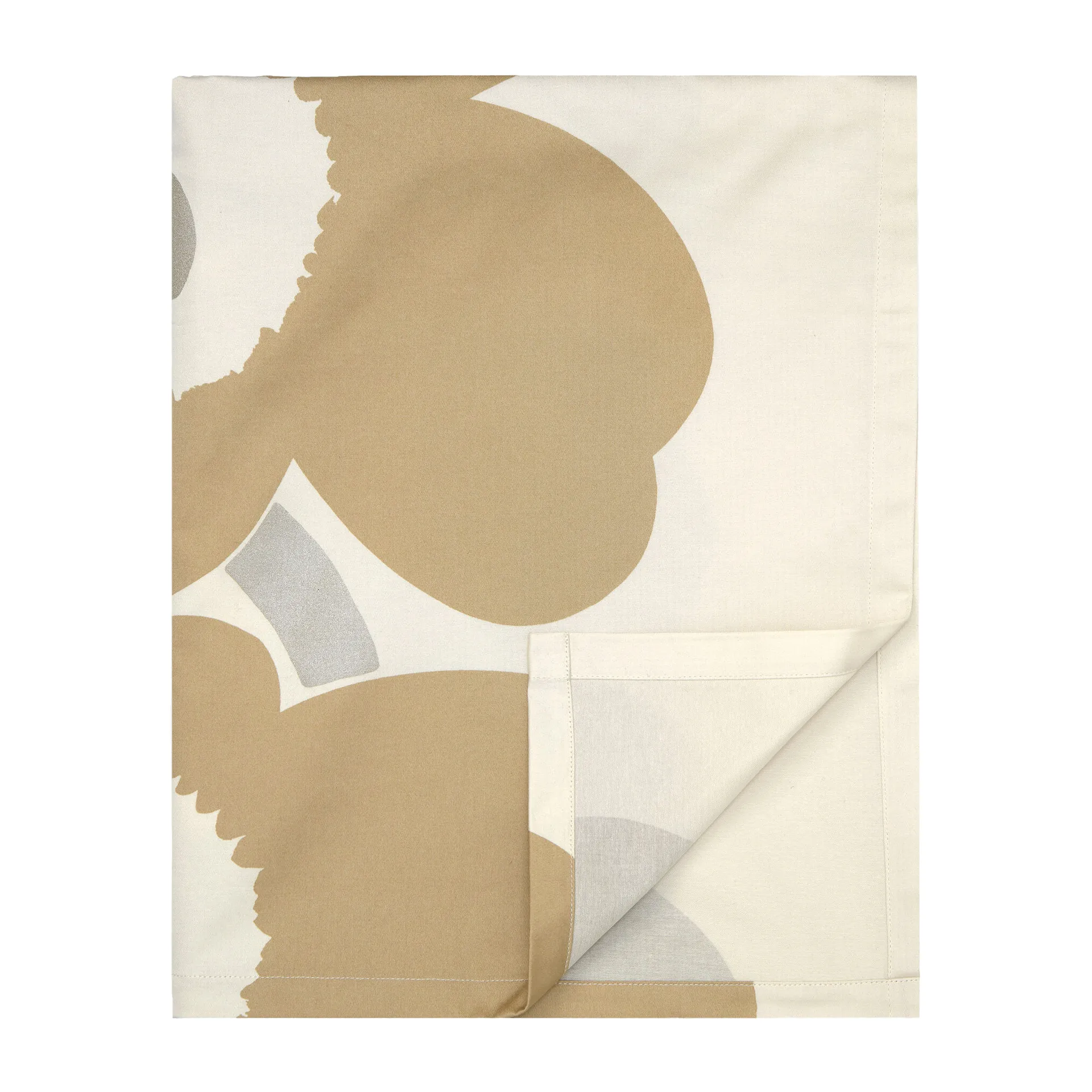 Unikko tafelkleed 140x250 cm, Beige-silver-white Marimekko
