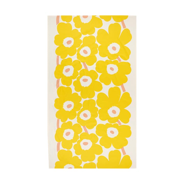 Unikko tafelkleed 140x250 cm - Cotton-yellow-pink - Marimekko